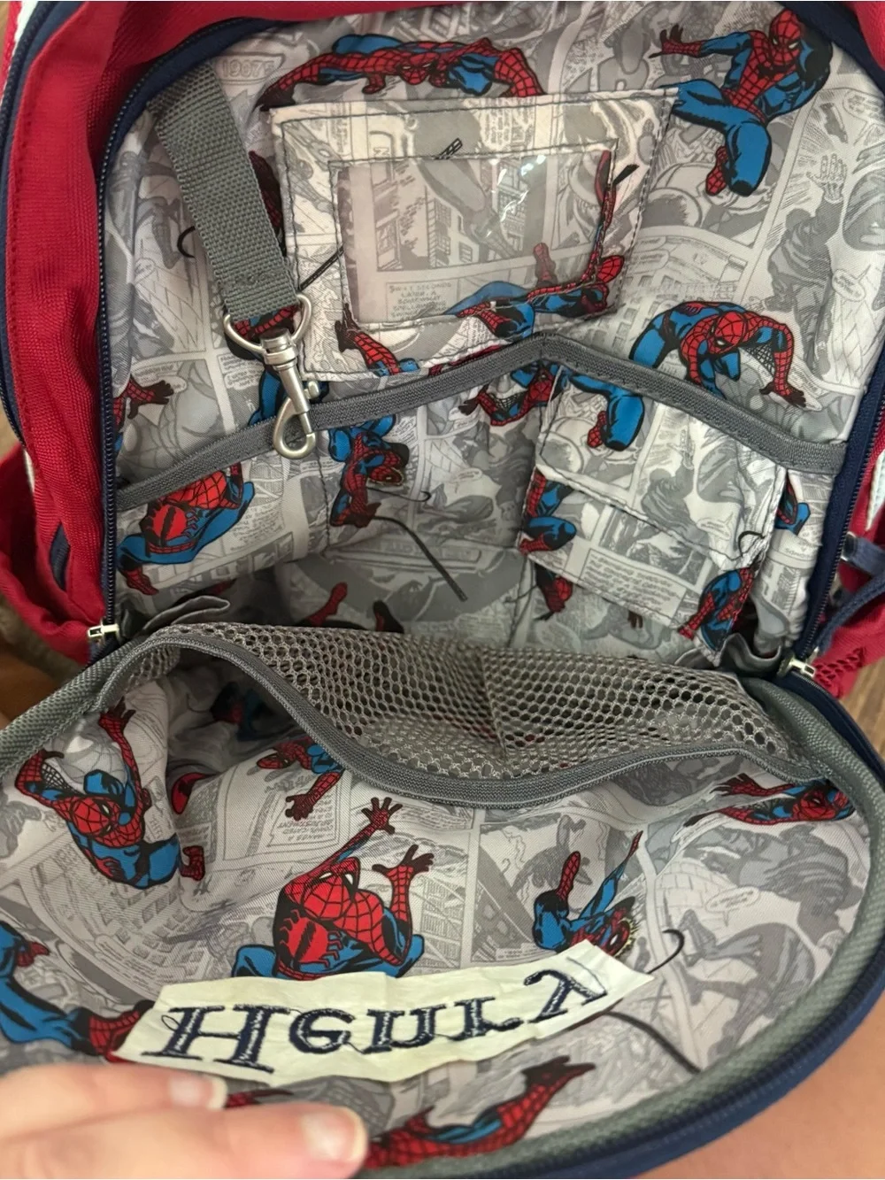 Pottery Barn Spider Man Backpack & Lunch Box “Henry” Preschool Size